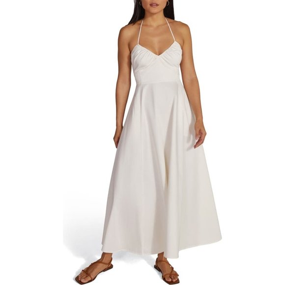 Favorite Daughter The Halting Traffic white Maxi Dress size 6 - Picture 2 of 11